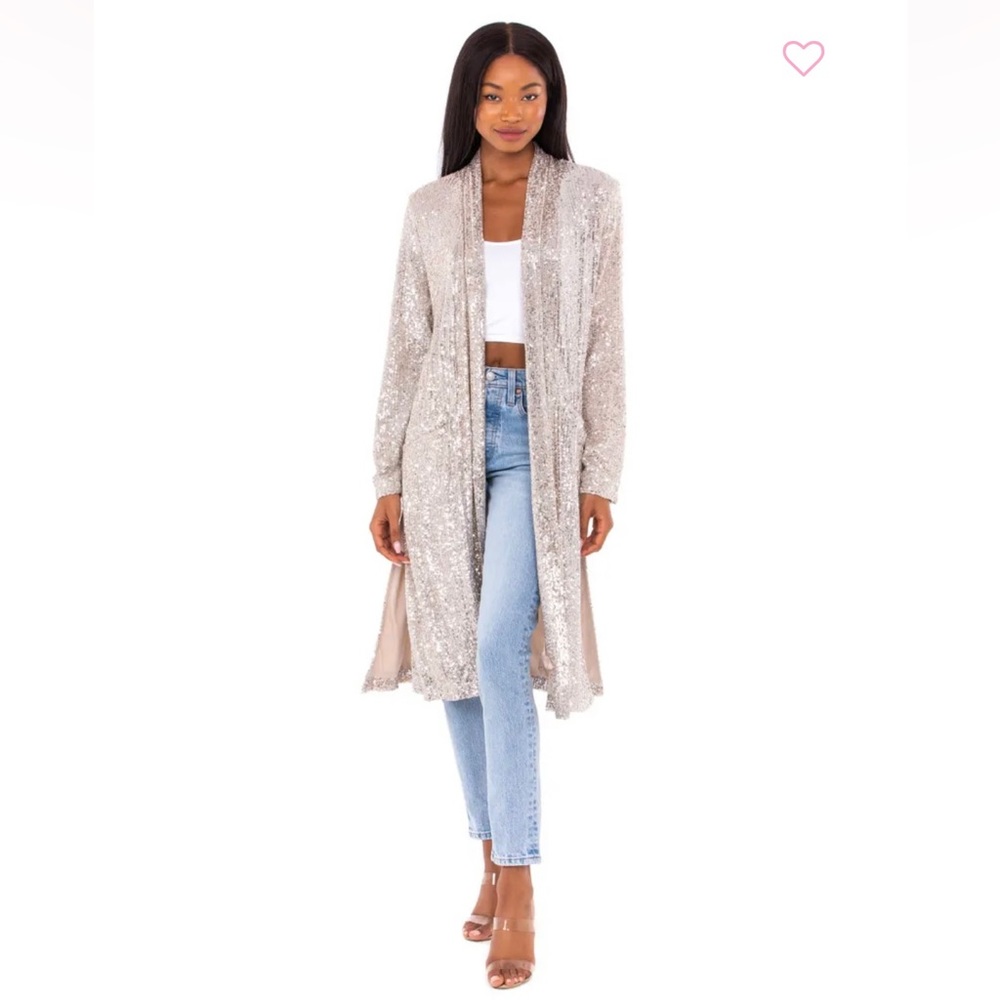 NWT B.B. Dakota sequin duster jacket- Taylor Swift outfit!
